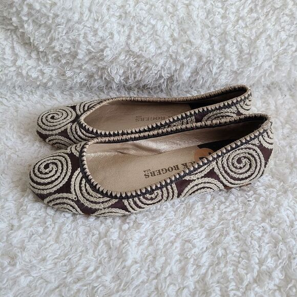 Jack Rogers Jute Rope Swirl Twist Ballet Flats - Picture 5 of 5
